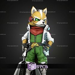 Fox McCloud 200mm STL Files
