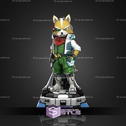 Fox McCloud 200mm STL Files