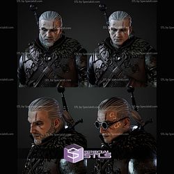 Geralt 426mm Demon Head The Witcher 3 STL Files