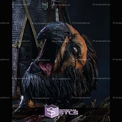 Geralt 426mm Demon Head The Witcher 3 STL Files