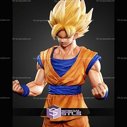 Goku Daima Signature Pose 250mm STL Files