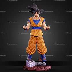Goku Daima Signature Pose 250mm STL Files