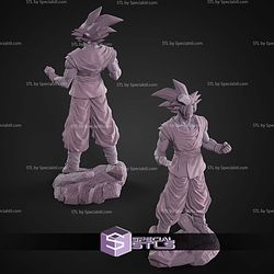 Goku Daima Signature Pose 250mm STL Files