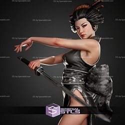 Hoshiko Japanese Geisha STL Files