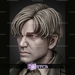 James Sunderland Silent Hill Portrait Bust 298mm STL Files