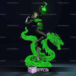 Jessica Cruz Green Lantern Dragon STL Files