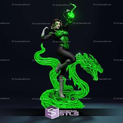 Jessica Cruz Green Lantern Dragon STL Files