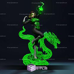 Jessica Cruz Green Lantern Dragon STL Files