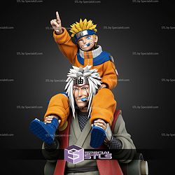 Jiraiya and Naruto 400mm STL Files