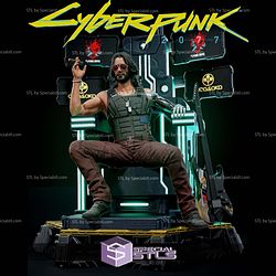 Johnny Silverhand Rockerboy STL Files