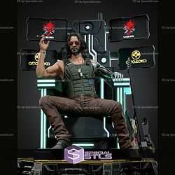 Johnny Silverhand Rockerboy STL Files