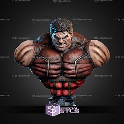 Juggernaut Comic Version Portrait Bust 340mm STL Files