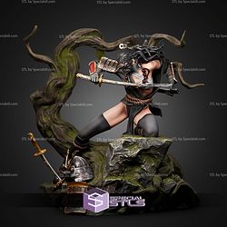 Kurohana Samurai Warrior STL Files