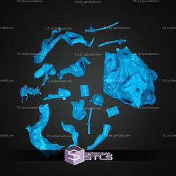 Kurohana Samurai Warrior STL Files