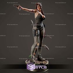 Lara Croft Gun and Bow STL Files