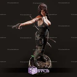 Lara Croft Gun and Bow STL Files