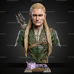 Legolas Portrait Bust 298mm STL Files