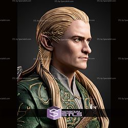 Legolas Portrait Bust 298mm STL Files