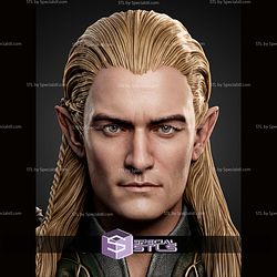 Legolas Portrait Bust 298mm STL Files