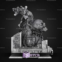 Legolas vs Troll Diorama Lite Version STL Files