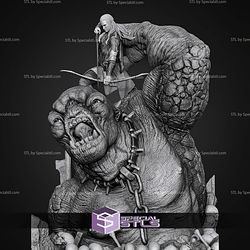 Legolas vs Troll Diorama Lite Version STL Files