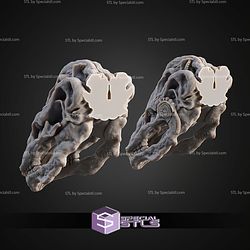 Life Size Gungan Skulls Trophy STL Files
