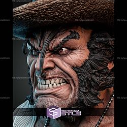 Logan Portrait Bust 290mm STL Files