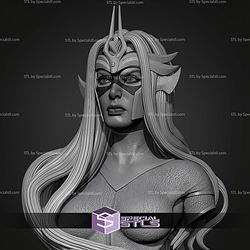 Medusa Inhumans Portrait Bust 284mm STL Files