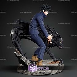 Megumi Fushiguro Black Wolf STL Files