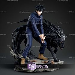 Megumi Fushiguro Black Wolf STL Files