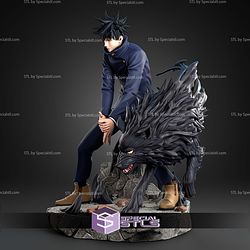 Megumi Fushiguro Black Wolf STL Files