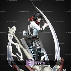 Mikasa Ackerman 320mm Attack STL Files