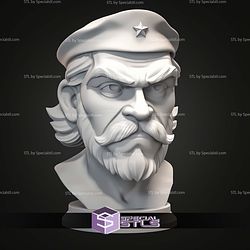 Mini Bust Character Collection STL Che Guevara