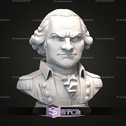 Mini Bust Character Collection STL George Washington
