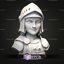 Mini Bust Character Collection STL Joan of Arc