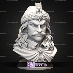 Mini Bust Character Collection STL Vlad Tepes III Dracula