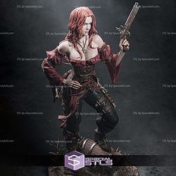 Pirate Girl and Gun STL Files