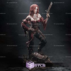 Pirate Girl and Gun STL Files