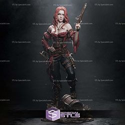 Pirate Girl and Gun STL Files