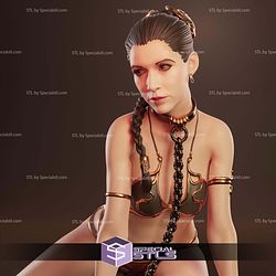 Princess Leia Slave Pose STL Files