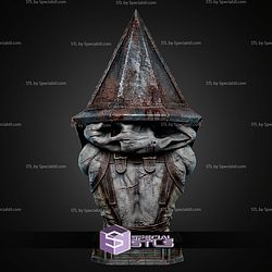 Pyramid Head Portrait Bust 294mm STL Files