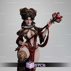 Queen of Hearts Alice in Wonderland STL Files