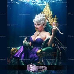 Queen of the Deep Ursula STL Files