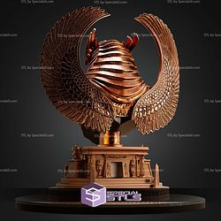 Ra God of the Sun Bust STL Files