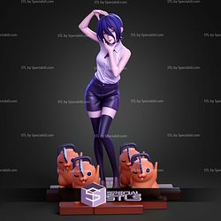 Reze and Pochita STL Files