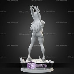 Rumi Usagiyama Mirko Stretch Pose 250mm STL Files