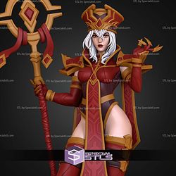 Sally Whitemane Stand Pose STL 190mm Files