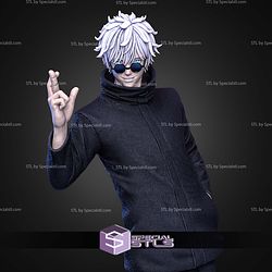 Satoru Gojo Hand Sign 393mm STL Files