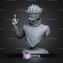 Satoru Gojo Hand Sign Bust 147mm STL Files