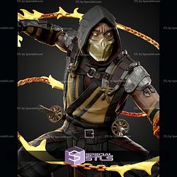 Scorpion Chain Weapon STL Files